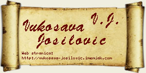 Vukosava Jošilović vizit kartica
